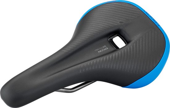 Ergon SM Pro Zadel Heren, zwart/blauw Breedte S/M