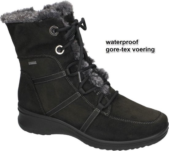 Ara München dames boot - Zwart - Maat 36