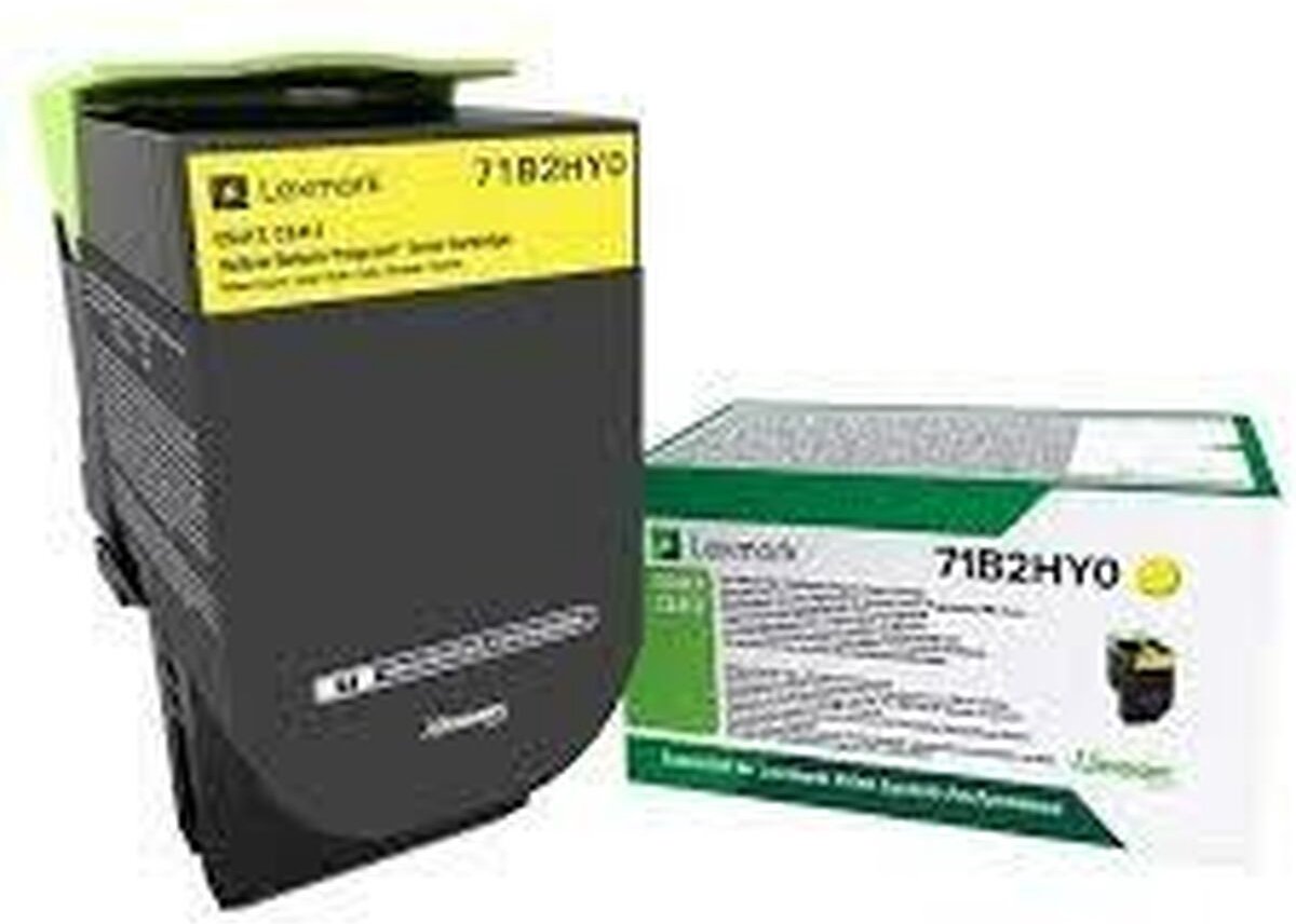Toner Lexmark 71B2HY0 Yellow