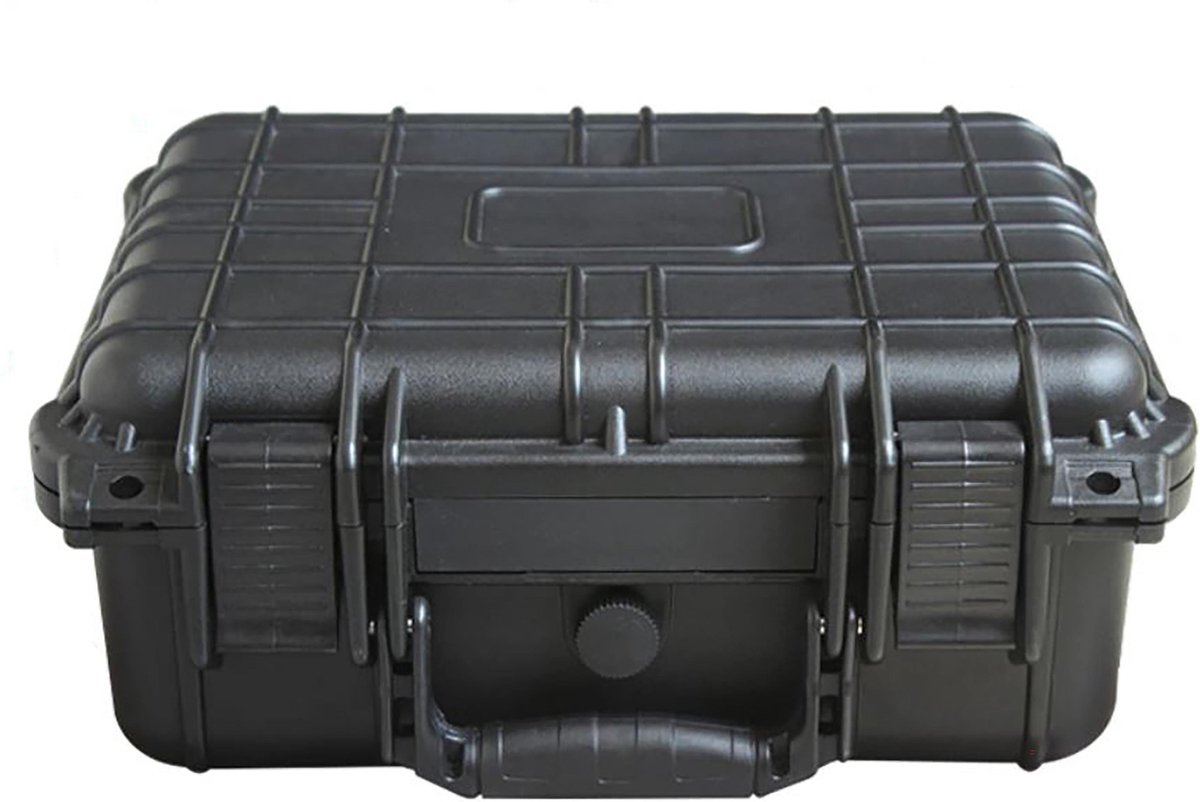 Koffer - Iron Case - Harde Cover voor Pentax K-70 | Zwart | Zelf Uitsnijden| Accessoires voor Spiegelreflexcamera / Bescherming / Protectie| Waterdicht