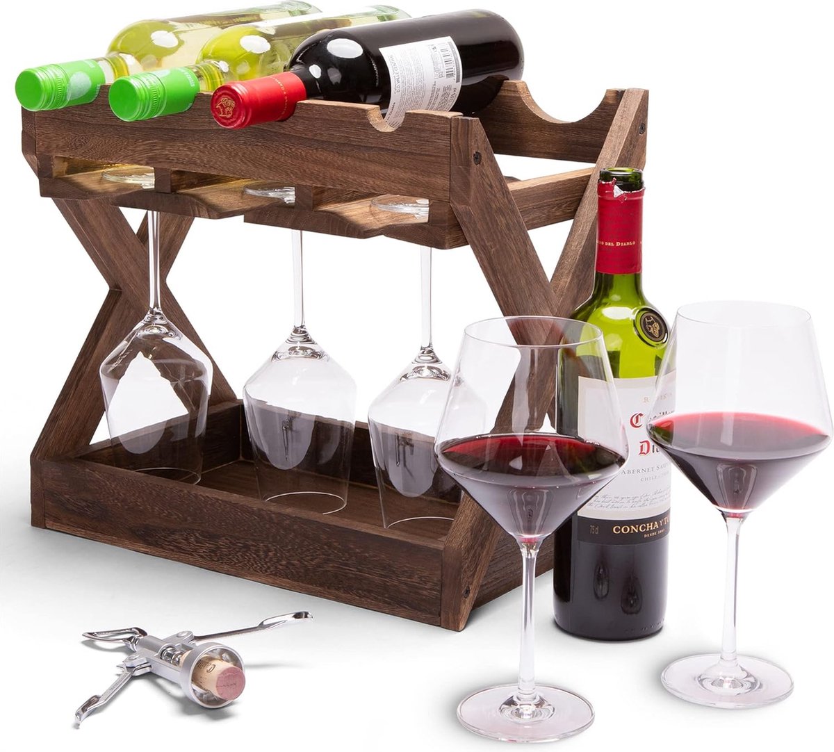 Wijnrek - Duurzaam Praktisch Solide en Envoudige Installatie Wijnhouder - Elegante