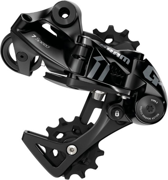 Sram Gx Dh Achter Derailleur Zwart 7s / Max 28t