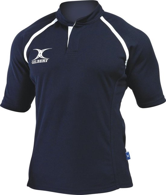 Gilbert Rugbyshirt Xact Ii Donker Blauw - M