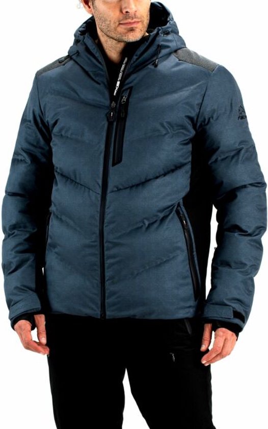 Falcon Greyham - Wintersportjas Voor Heren - Donker Grijs - Maat L