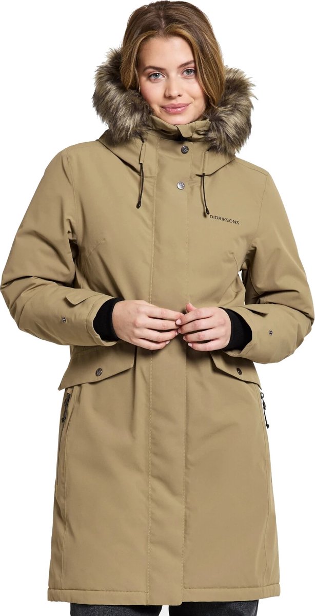 Didriksons Erika Parka 3 Dames Winterjas 504303-h04 - Kleur Bruin - Maat 46