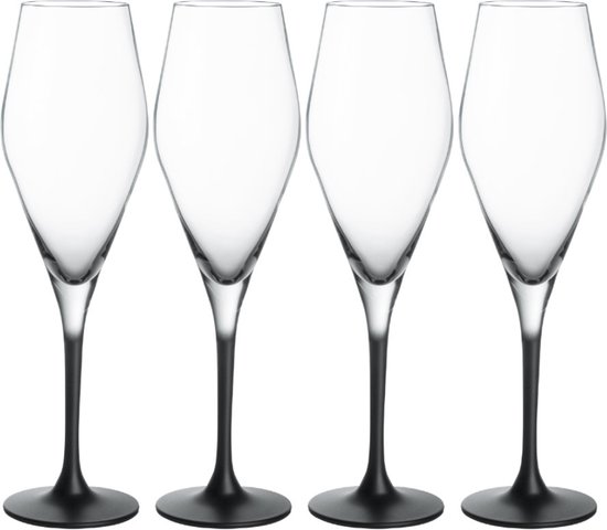 VILLEROY & BOCH - Manufacture Rock - Champagneglas 0,26l Set/4