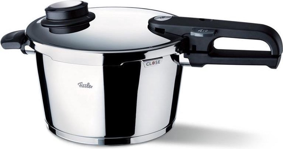 Fissler Vitavit premium snelkookpan met inzet - 4.5ltr.