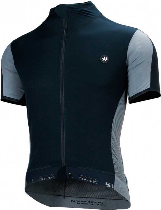 SIXS Tremonti Korte Mouwen Fietsshirt Heren - Grey / Black - XL