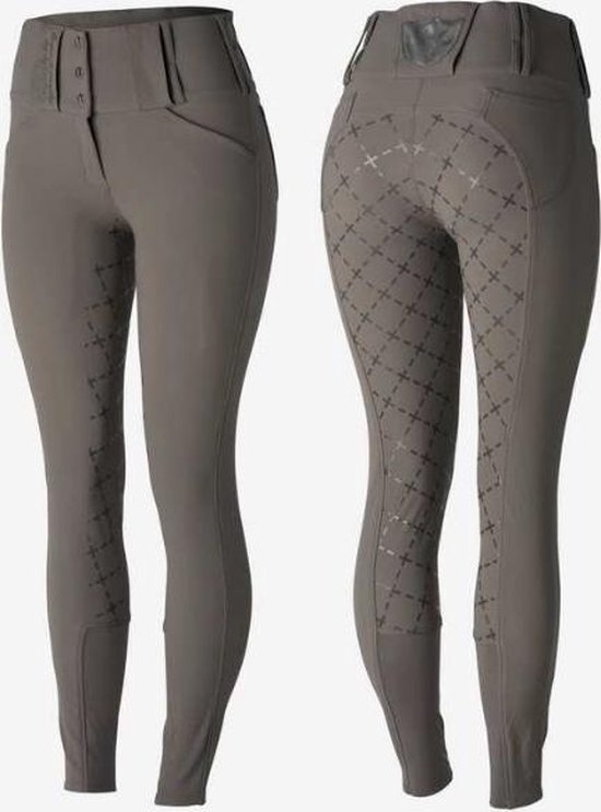 Horze rijbroek Desiree - Dark Grey - maat 44