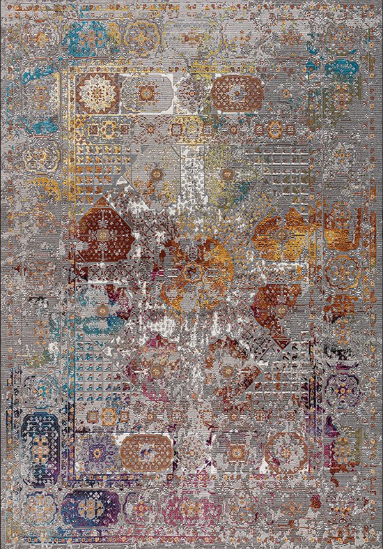 Picasso Feraghan Vloerkleed Vintage Tapijten Woonkamer - Multi / Beige - 200x290CM - 200x290 CM