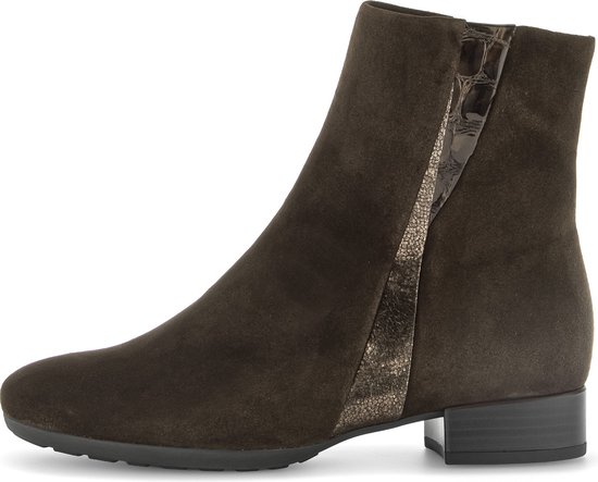 Gabor Enkellaarsjes Hak Enkellaarsjes Hak - donkerbruin - Maat 8.5