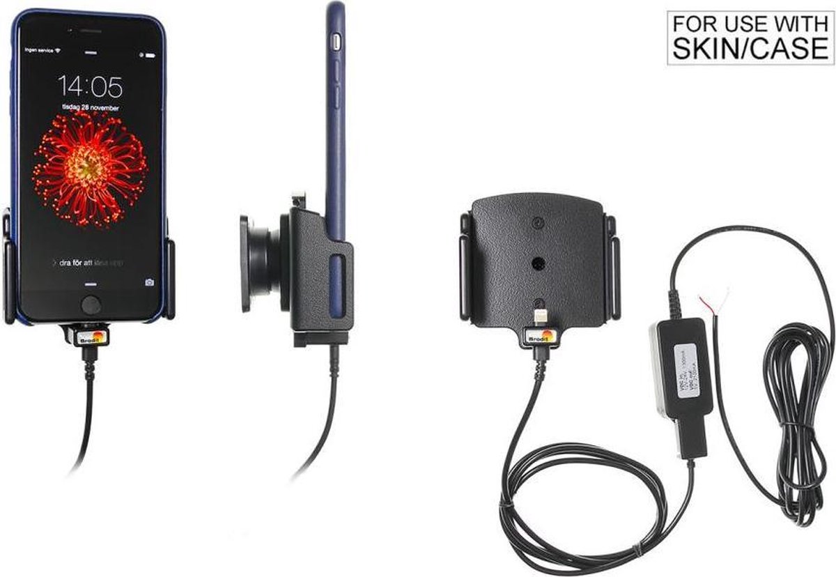 Brodit actieve verstelbare houder vaste inbouw roterend - Apple iPhone 6 Plus