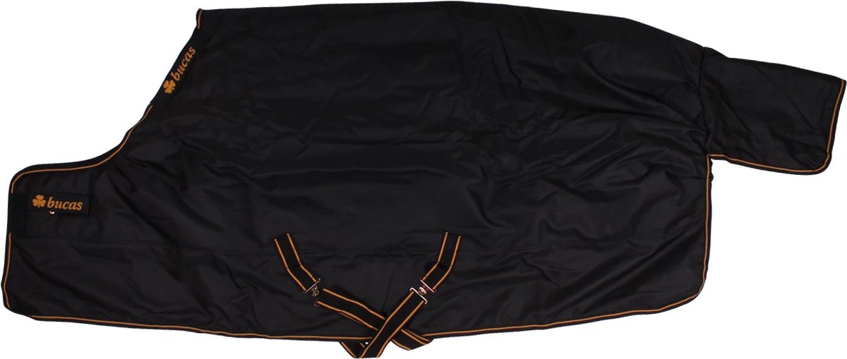 Bucas Deken Irish Turnout Extra 300gr Zwart-goud - 110/145