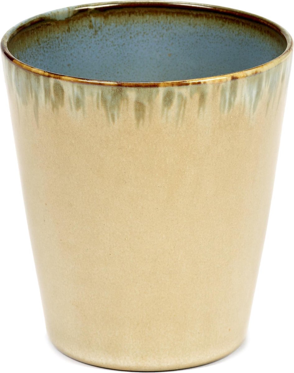 Serax Terres de Rêves Beker - Ø8,5 x H9,5 - Misty Grey / Smokey Blue - 8 stuks