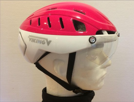 Viking Schaatshelm - Sparrow (incl. Vizier) Pink L