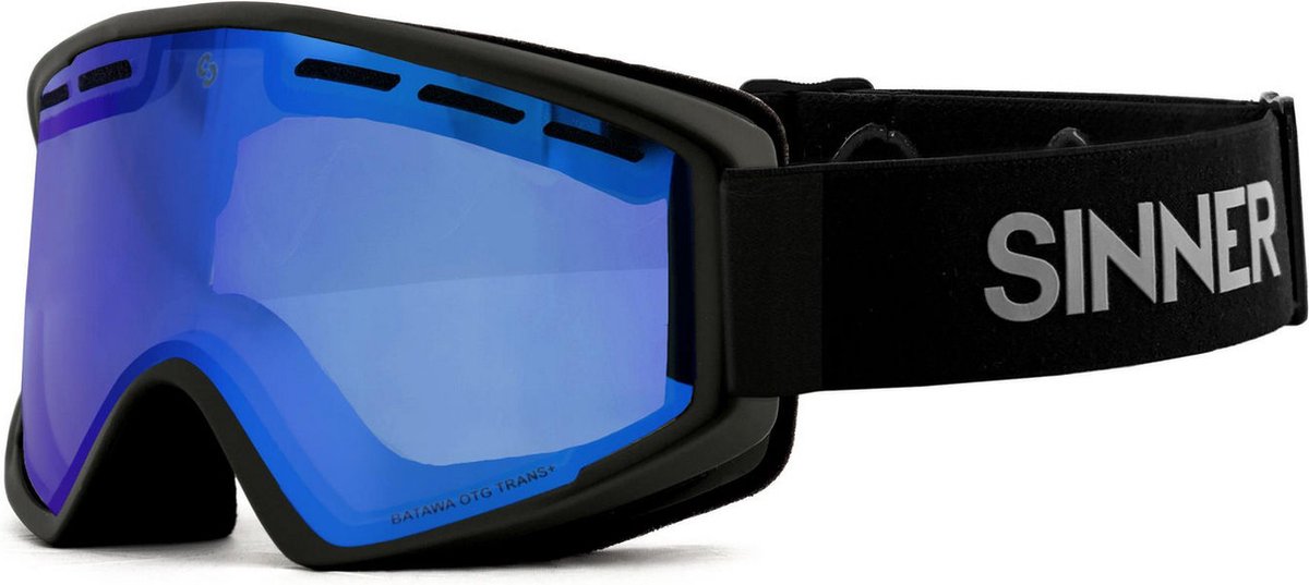 Sinner Batawa OTG TRANS+ skibril voor brildrager - zwart blauw