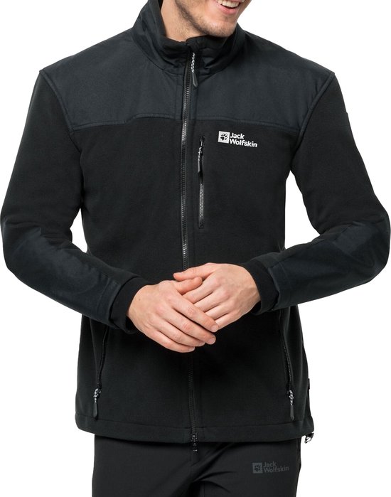 Jack Wolfskin Blizzard FZ Men - Outdoorjas - Heren - Zwart - Maat L