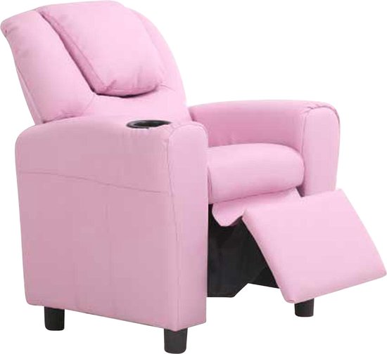 Relaxfauteuil voor kinderen Rex - roze