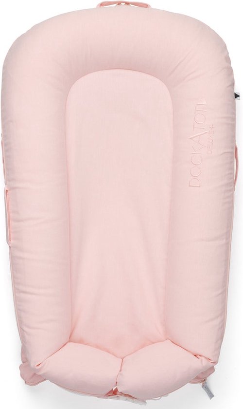 DockAtot Sleepyhead Deluxe+ Pink Blossom Roze Chambray nieuw 2023 - babynestje - ademend materiaal - 0 tot 8 maanden