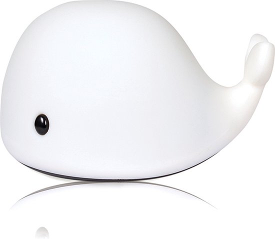 Filibabba - Nachtlampje Baby en Kinderen Led - Christian The Whale Vloerlamp - Maat 30 cm