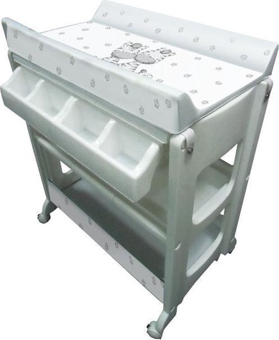 Di-Baby Verzorgingstafel / Luiertafel met badje - Zebra