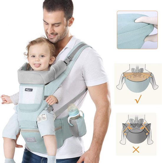 babydrager - draagzak Rugzak voor pasgeboren tot peuters,baby carrier, ergonomic baby carrier - Kinderkraft baby carrier