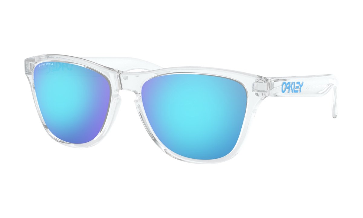Oakley Frogskins XS (extra small) Polished Clear/ Prizm Sapphire Iridium - OJ9006-1553