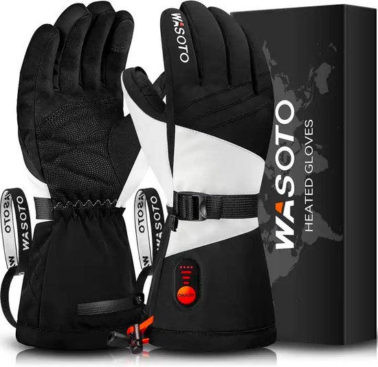 Wasato - verwarmde handschoenen Maat M - handschoenen verwarmd - Eletrische handschoenen met app - handschoenen met verwarming - elektrische handwarmer - EU koppelstukje toegevoegd!