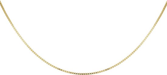 The Jewelry Collection Ketting Venetiaans 0,9 mm - Goud