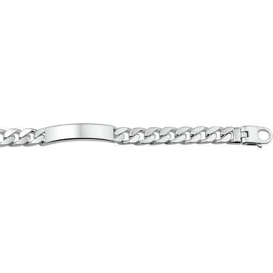 Graveerarmband Gourmette Plaat 10 Mm 21 Cm