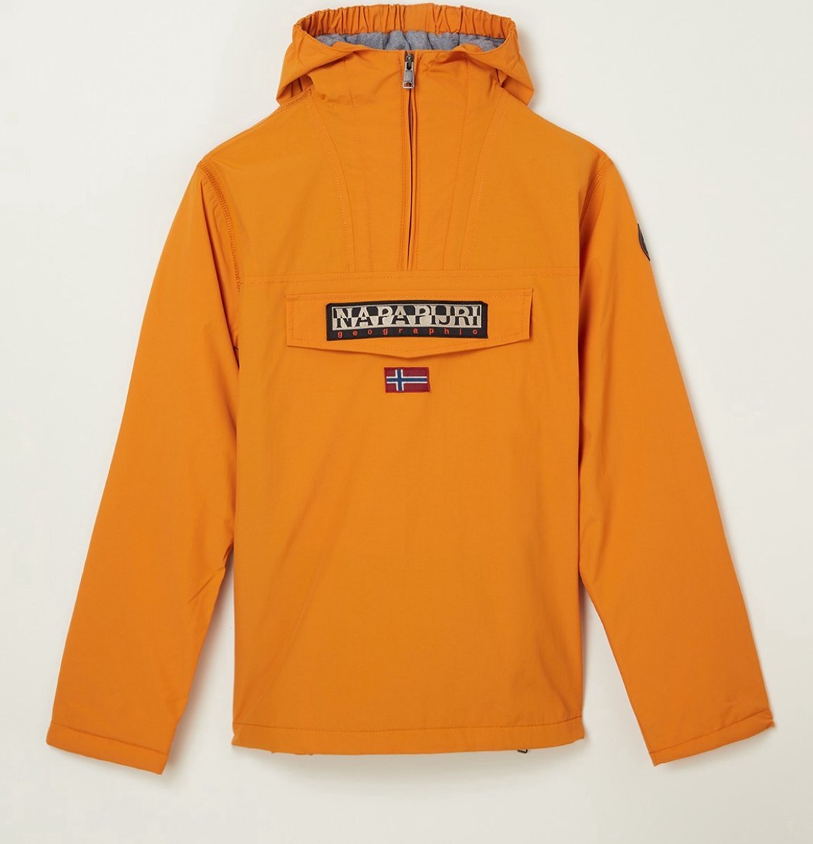 Napapijri Rainforest anorak met capuchon - Okergeel - Maat 164