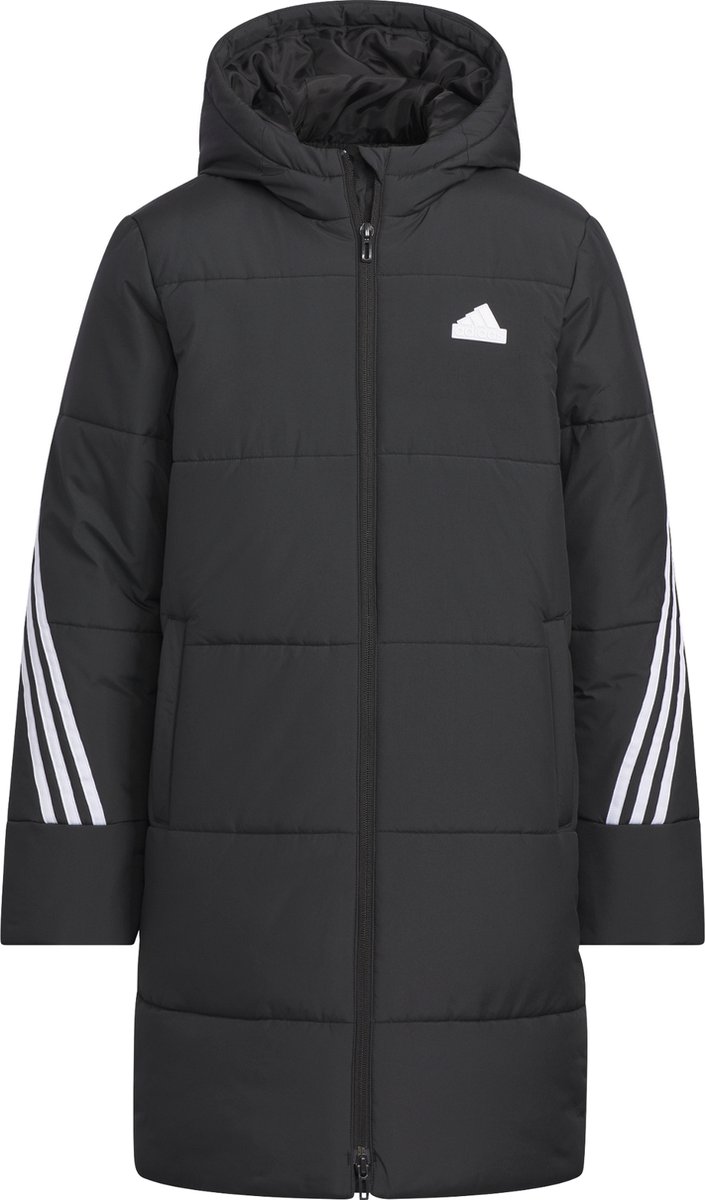 adidas Sportswear 3-Stripes Gevoerd Jack - Kinderen - Zwart- 128