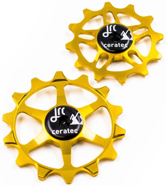 JRC-Components 14/12T Ceramic Jockey Wheels for SRAM Eagle Gold - Keramische derailleurwieltjes