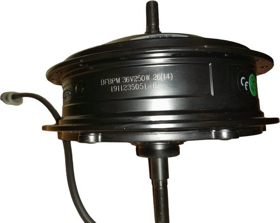 Bafang Fietsmotor 36V 250W vervanging of ombouw naar Elektrische Fiets excl. Accu en schakelaar. Motor is 3 aderig.