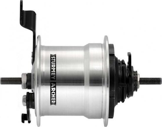 Sturmey Archer Naaf Rx-rd5 Achter 36 Gaats 5sp Aluminium Zilver