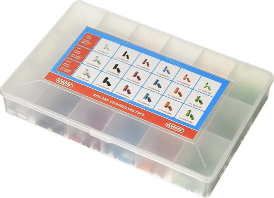 Elvedes Kabelhoedjes 2,3 / 4,2 /5 Mm Aluminium 1200 Stuks