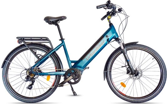Urbanbiker Sidney PLUS | Elektrische Stadsfiets | Middenmotor | Accu 540Wh | 26’’