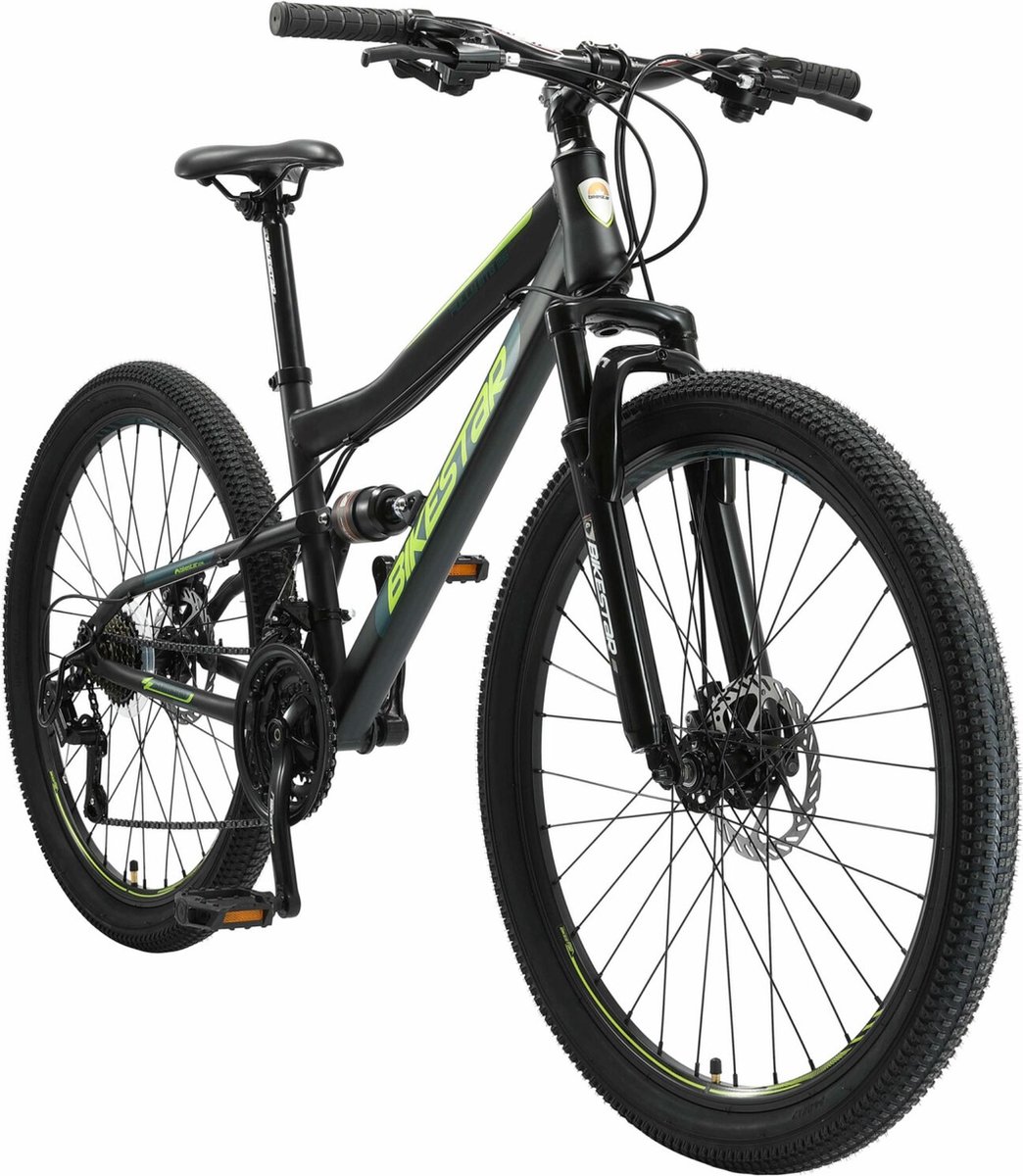Bikestar Fully Staal MTB Medium 26 Inch 21 Speed