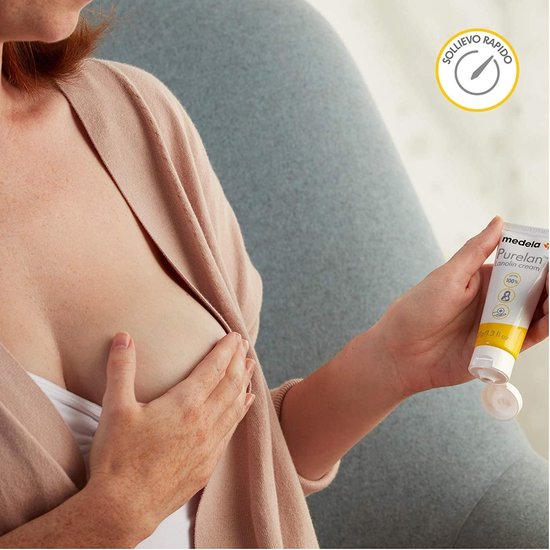 borstvoeding -  37 g, snelle verlichting voor pijnlijke tepels en droge huid, 100% natuurlijk,