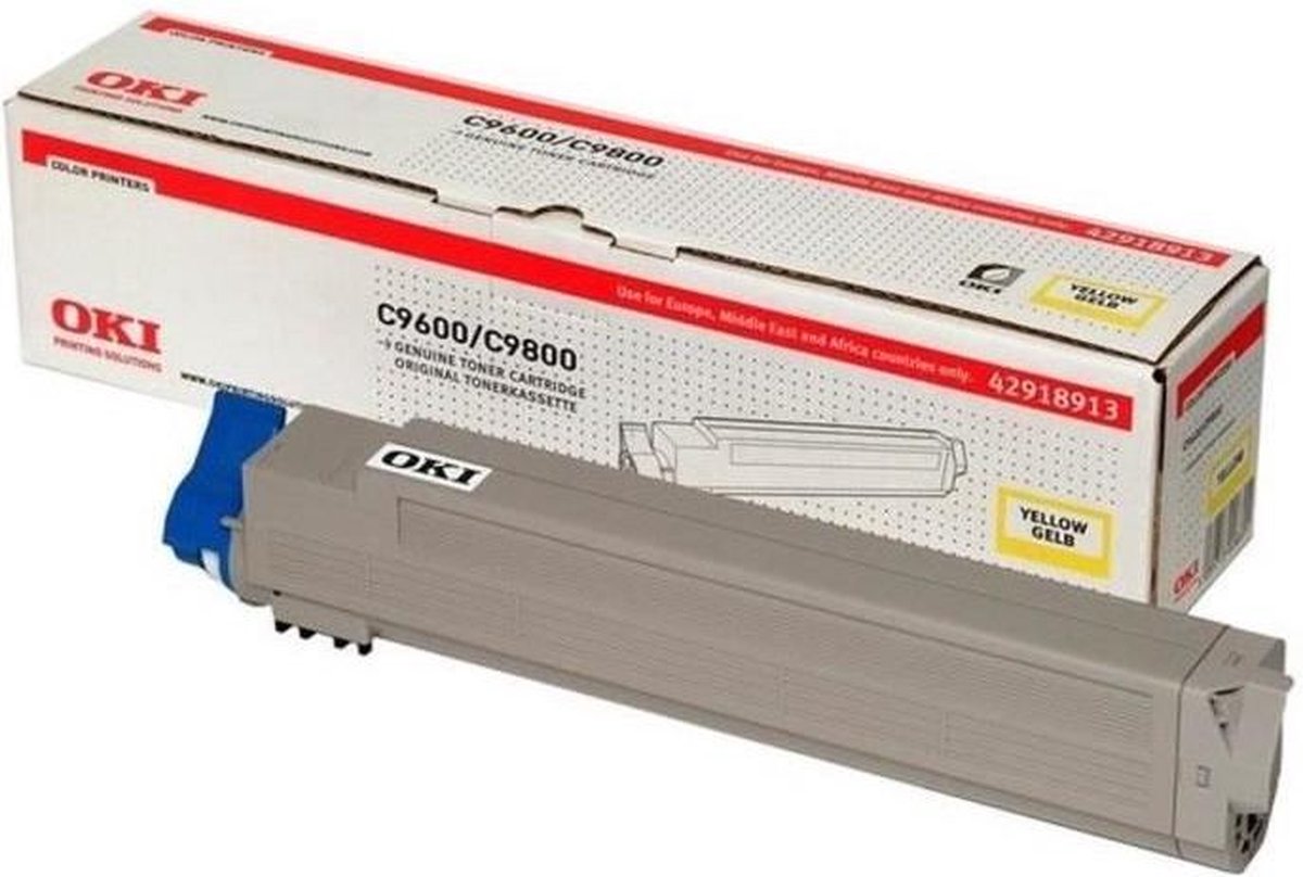 Oki C96/98 - Tonercartridge Geel