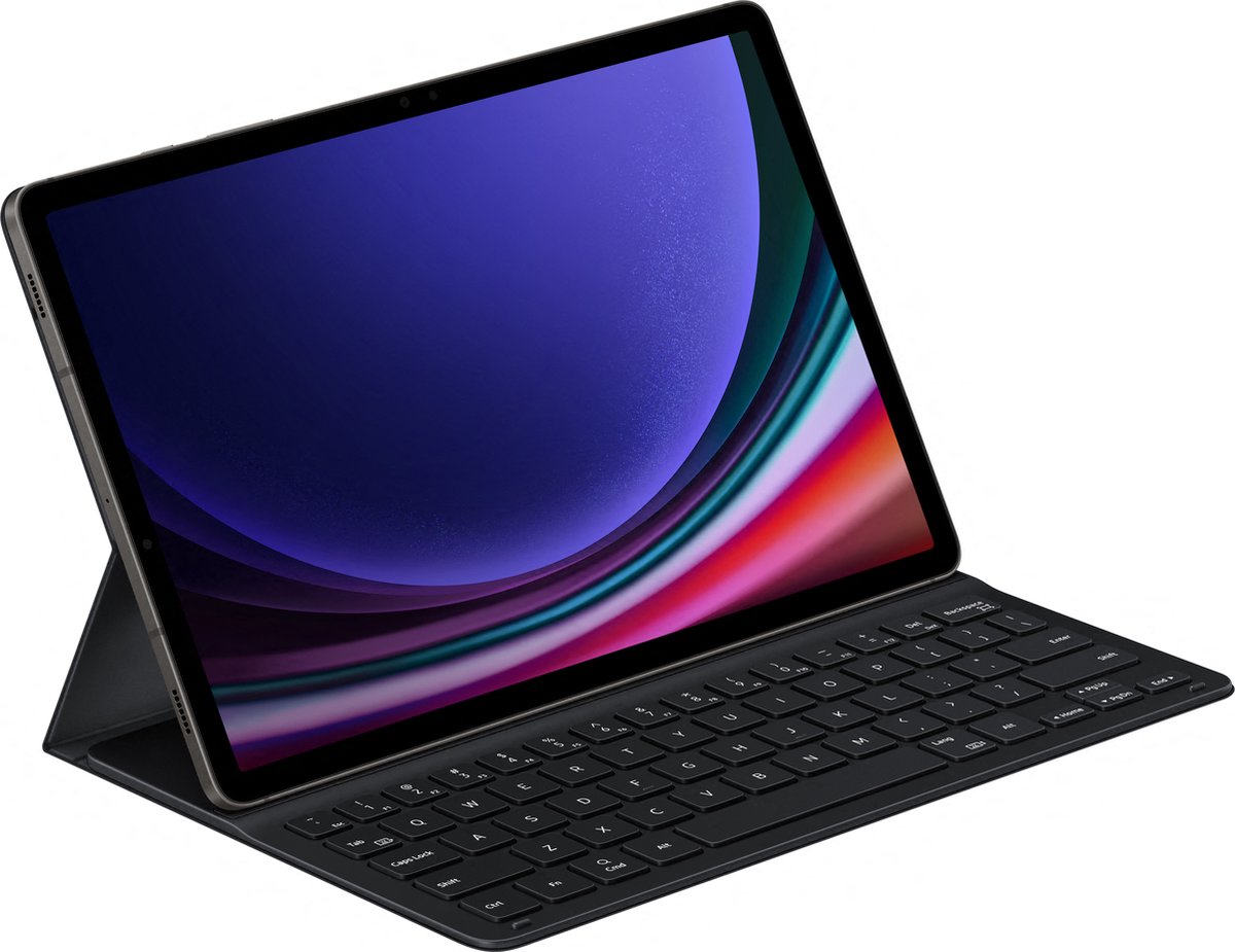 Samsung Galaxy Tab S9 Book Cover Keyboard Slim - Zwart