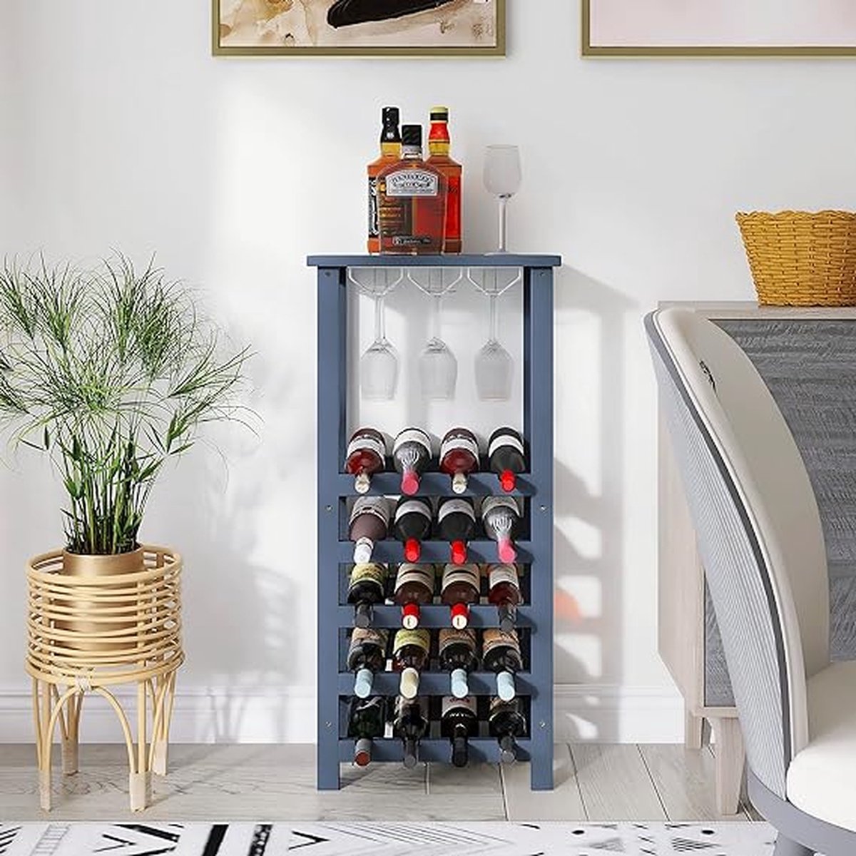 Wine Rack / Wijnrek, flessenrek voor flessen / wijnplank