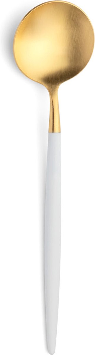 Cutipol Goa - Dessertlepel - Wit/Goud (6 stuks)
