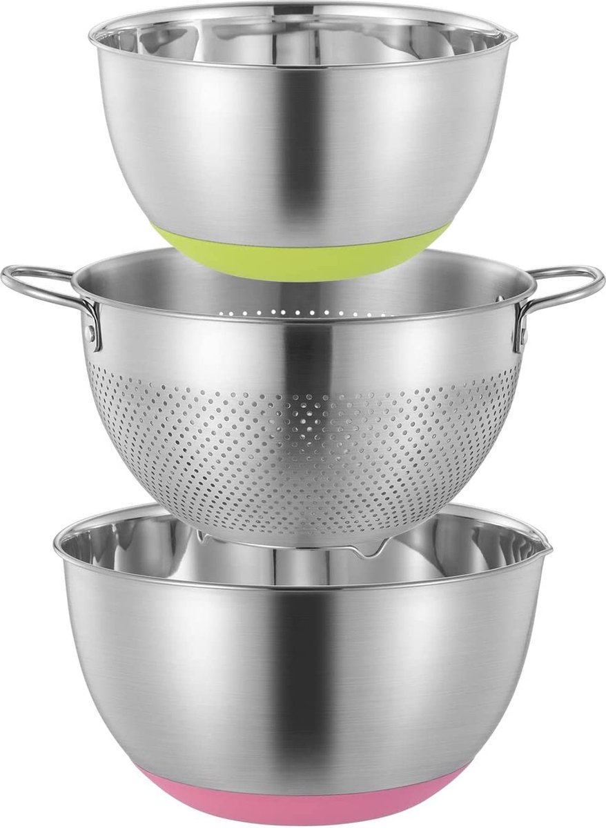 Roestvrij Staal Mengkommen / mengkom Set - Voedsel Opslag