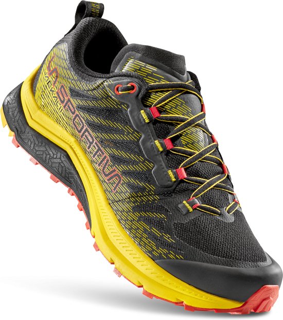 La Sportiva Jackal II - Trailrunningschoenen - Heren Black / Yellow 42