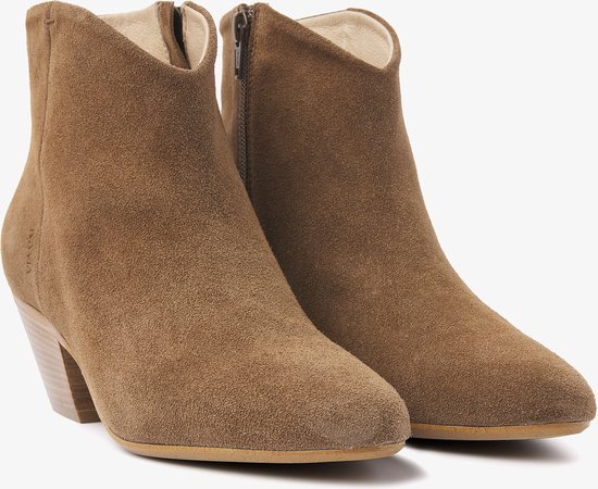 VIA VAI Claire Lott Enkellaarsjes dames - Bruin - Maat 39