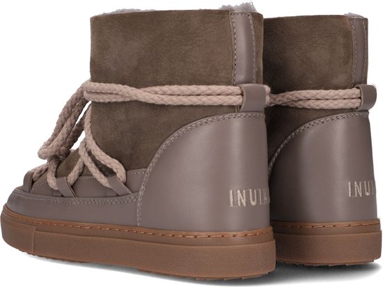 Inuikii Classic Vachtlaarzen - Warme Laarzen - Dames - Taupe - Maat 37