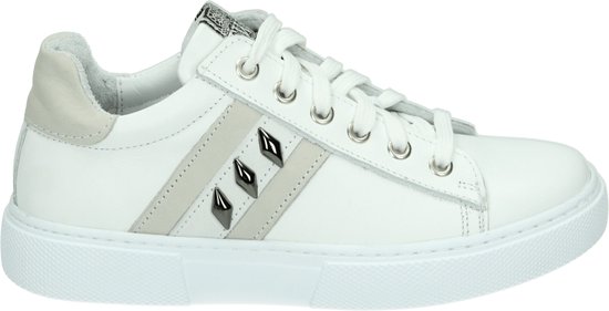 Twins 321165 - Kinderen MeisjesLage schoenen - Kleur: Wit/beige - Maat: 39