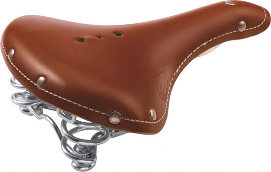 Selle Monte Grappa Zadel Old Frontiers Classic 28 Cm Veer Cognac