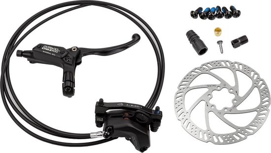 Tektro HD-E730G Hydraulische Schijfremset Achter 2000mm Ø160mm - Zwart